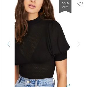 Free People Puff Sleeve Top